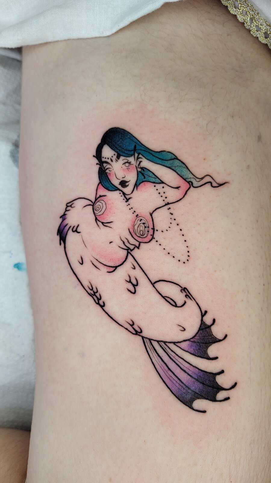 Tatuaje de Rivas Dotwork